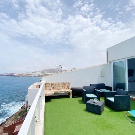 Homeforguest The Cliff House Gran Canaria With Sea Views Sardina Esterno foto