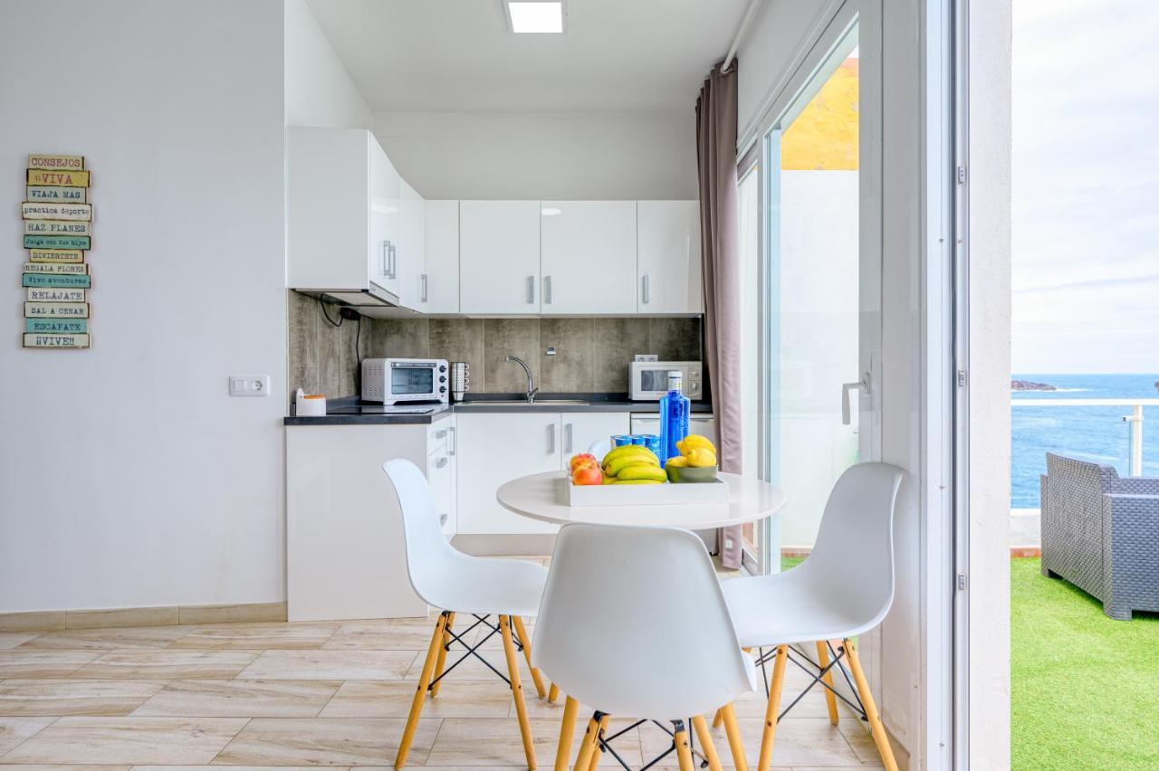 Homeforguest The Cliff House Gran Canaria With Sea Views Sardina Esterno foto