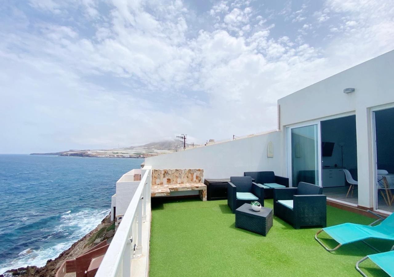 Homeforguest The Cliff House Gran Canaria With Sea Views Sardina Esterno foto