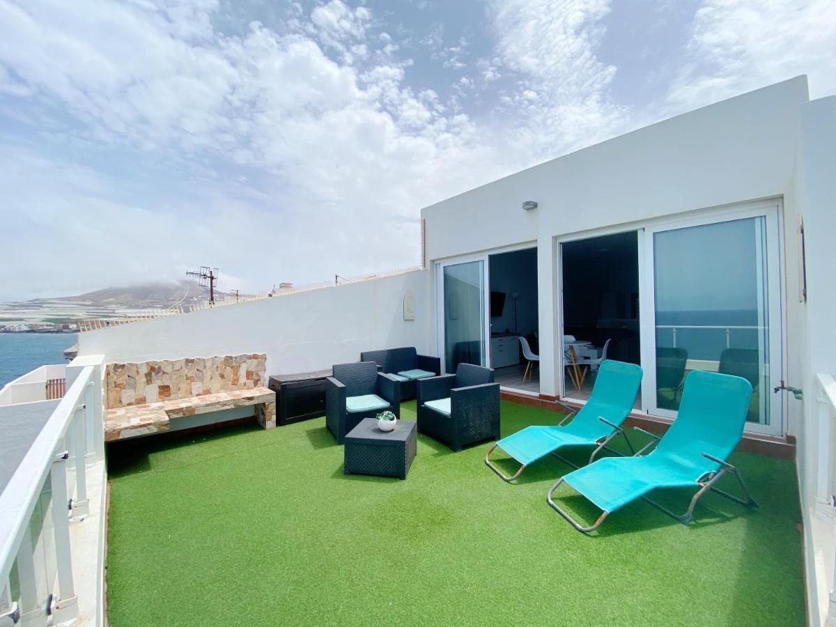 Homeforguest The Cliff House Gran Canaria With Sea Views Sardina Esterno foto